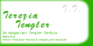 terezia tengler business card